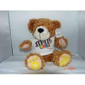  M&Ms Yellow Brown Teddy Bear With City T Shirt Yellow 