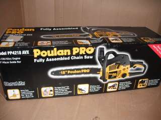POULAN PRO 18IN 42CC GAS POWERED CHAINSAW PP4218AVX  