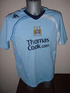 Manchester City Shirt Jersey Soccer Large Vintage 10 Robinho Shirt 