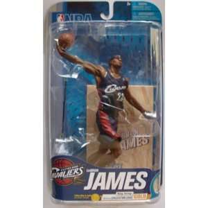NBA Cleveland Cavaliers Lebron James Navy Jersey Variant Action Figure 