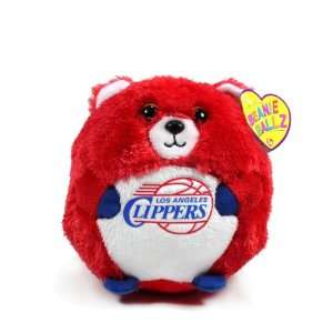  Ty NBA Beanie Ballz Plush Doll   Los Angeles Clippers Bear 