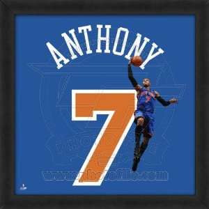  Carmelo Anthony New York Knicks Uniframe Framed Jersey 