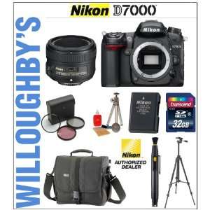  Nikon D7000 16.2 MP CMOS Digital SLR Camera Body + Nikon 