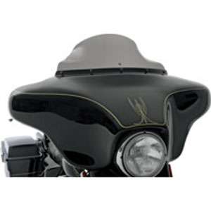 Dark Tint 6.5 Flare Windshield For Harley Touring  
