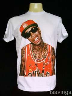 TYGA T shirt, HIP HOP Rock RAP Lil Wayne, White S M & L, Tiger RAPPER 