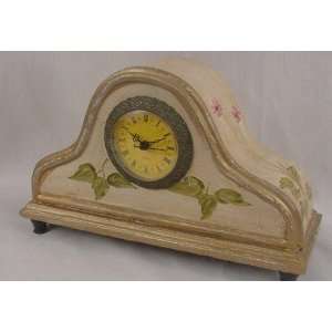  Painted Rountop Mantle Clock