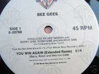 YOU WIN AGAIN (EXTENDED REMIX)~BEE GEES~ARIF MARDIN~NEAR MINT~BARRY 