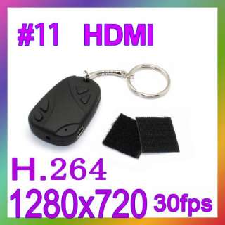 11 HD Mini DVR Video Voice Camera Keyfob Home &Office Security 720p 