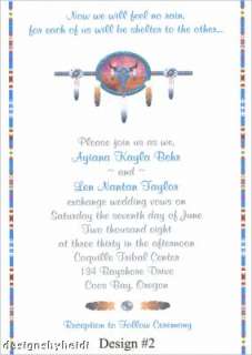 Native American Wedding Invitations Supplies Favors  