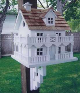 Novelty Cottage Birdhouse + Bracket by Home Bazaar  