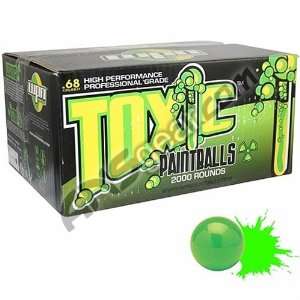  WPN Toxic Paintballs Case 100 Rounds   Green Shell   Green 