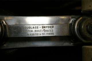   Douglass Snyder Super Deluxe #10 Plates Riedell Roller Skates 9 Mens