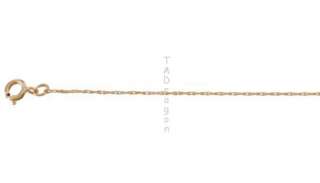0mm 18K Yellow Gold Rope Chain Selectable Lengths  