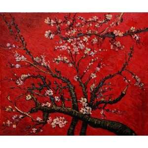  Oil Painting Branches of an Almond Tree in Blossom 