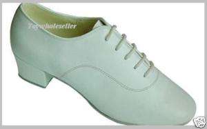Men Latin Ballroom White Salsa Dance Shoe M27  