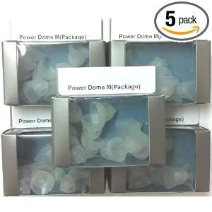 5 packages of Phonak Hearing Aid MEDIUM size POWER domes 
