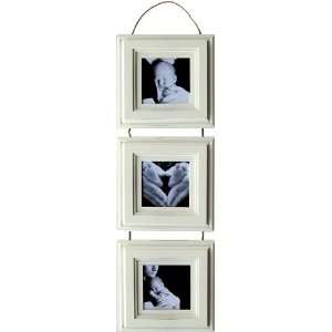  Collage Picture Frame Set  Three 5x5 White Frames on 