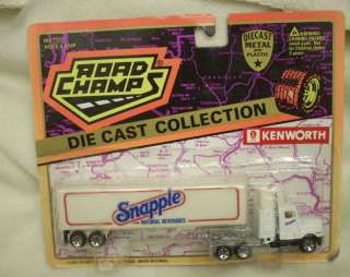 Road Champs Snapple Kenworth Truck 1995 HO Scale MOC  
