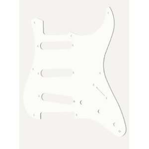  MIJ Pickguard For 57 Fender Stratocaster White 1 PLY 