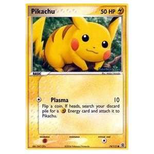   Pikachu (74)   EX FireRed & LeafGreen   Reverse Holofoil Toys & Games