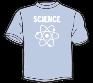 SCIENCE LOGO T Shirt WOMENS funny vtg 80s geek nerd  