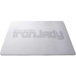   Iron.Lady Qck Gaming Mouse Pad   White   11.6 x 8.3   NEW  