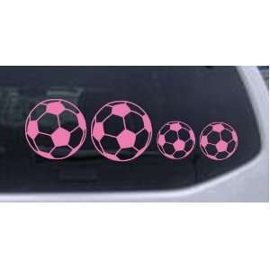  Pink 8in X 2.5in    Soccer Ball Stick Family Stick Family 