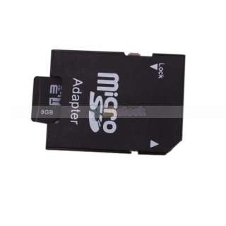 New 8G 8GB Micro SD TF Flash Memory Card + SD Adapter with High 