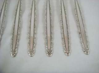 Oneida Silverplate Cocktail Seafood Forks Royal Lace 11  