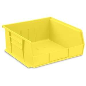    11 x 11 x 5 Yellow Plastic Stackable Bins