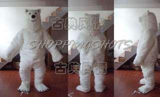 Polar bear adult size MASCOT COSTUME R00521 Fancy Dress suit one size 