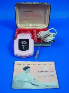 Pink Black Remington Princess Vintage Shaver in Org Box  
