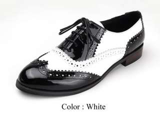 New Womens Classic Oxford Lace Up Flat Shoes US 5 6 7 8  