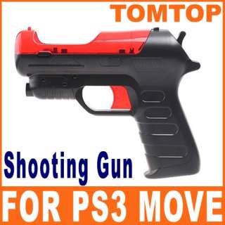 Black Shooting Game Gun Pistol for PS3 Move Controller  