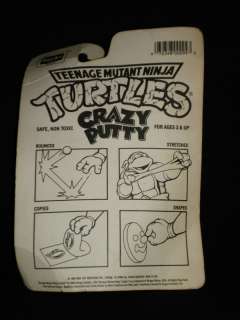   Mutant Ninja Turtles TMNT MOC Silly Putty Crazy Putty Ooze Rare  