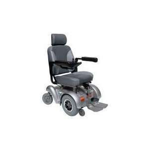  Everest RWD Black Gray Power ChairRed Cowl Health 