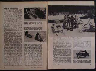 Snowmobiles 1969 Vintage review Johnson AMF Skidoo Alouette Evinrude 
