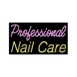 Professional Nail Care Outdoor Neon Sign 20 x 37