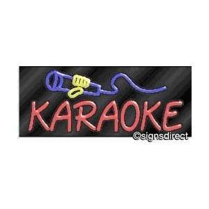  Karaoke Neon Sign w/Graphic