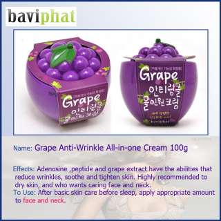 Baviphat Grape Anti Wrinkle Cream Care Face and Neck  