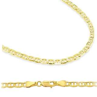14k Solid Gold Gucci Mariner Chain Necklace 3.5mm 20  