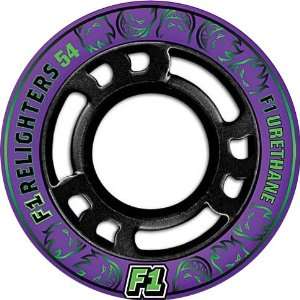   F1 Firelighter 54mm Purple Black Skate Wheels