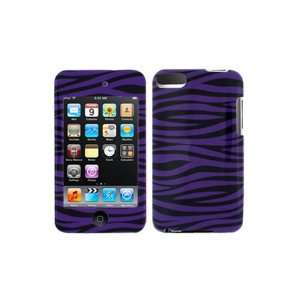  iPod Touch 2nd and 3rd Generation Graphic Case   Purple/Black Zebra 