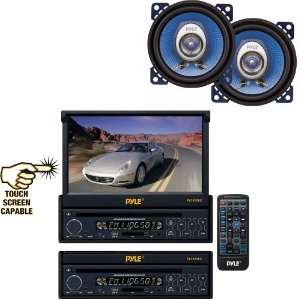   Dash Motorized Touch Screen TFT/LCD Monitor w/ DVD/CD//MP4/USB/SD