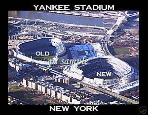 NY YANKEE STADIUM (OLD & NEW)   Souvenir Fridge Magnet  