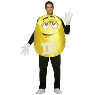 Yellow M&M Adult Candy Halloween Costume  
