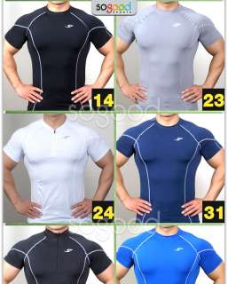 Mens Compression short sleeve tight shirt 10 style M~XL  