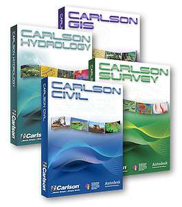 Carlson Civil Suite 2012 Includes   Survey   Civil   GIS  Hydrology 