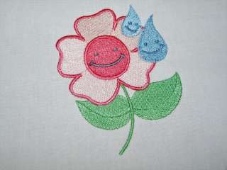 Embroidered Quilt Blocks   April Showers & Flowers  
