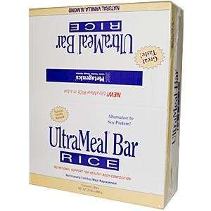 Metagenics, UltraMeal Bar Rice, Natural Vanilla Almond, 12 Bars 